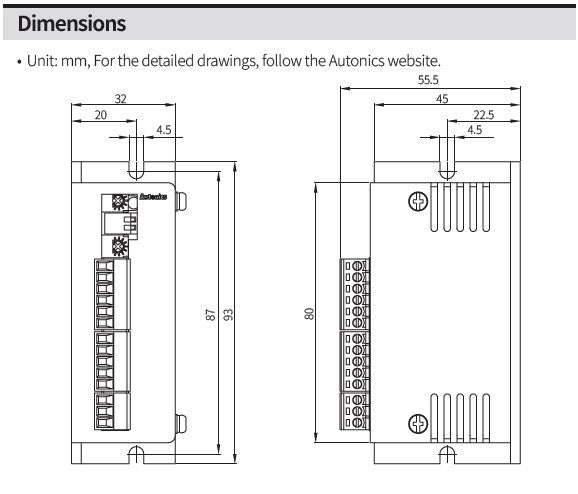 Autonics MD5-ND14 5-Phase Micro Stepper Motor Driver