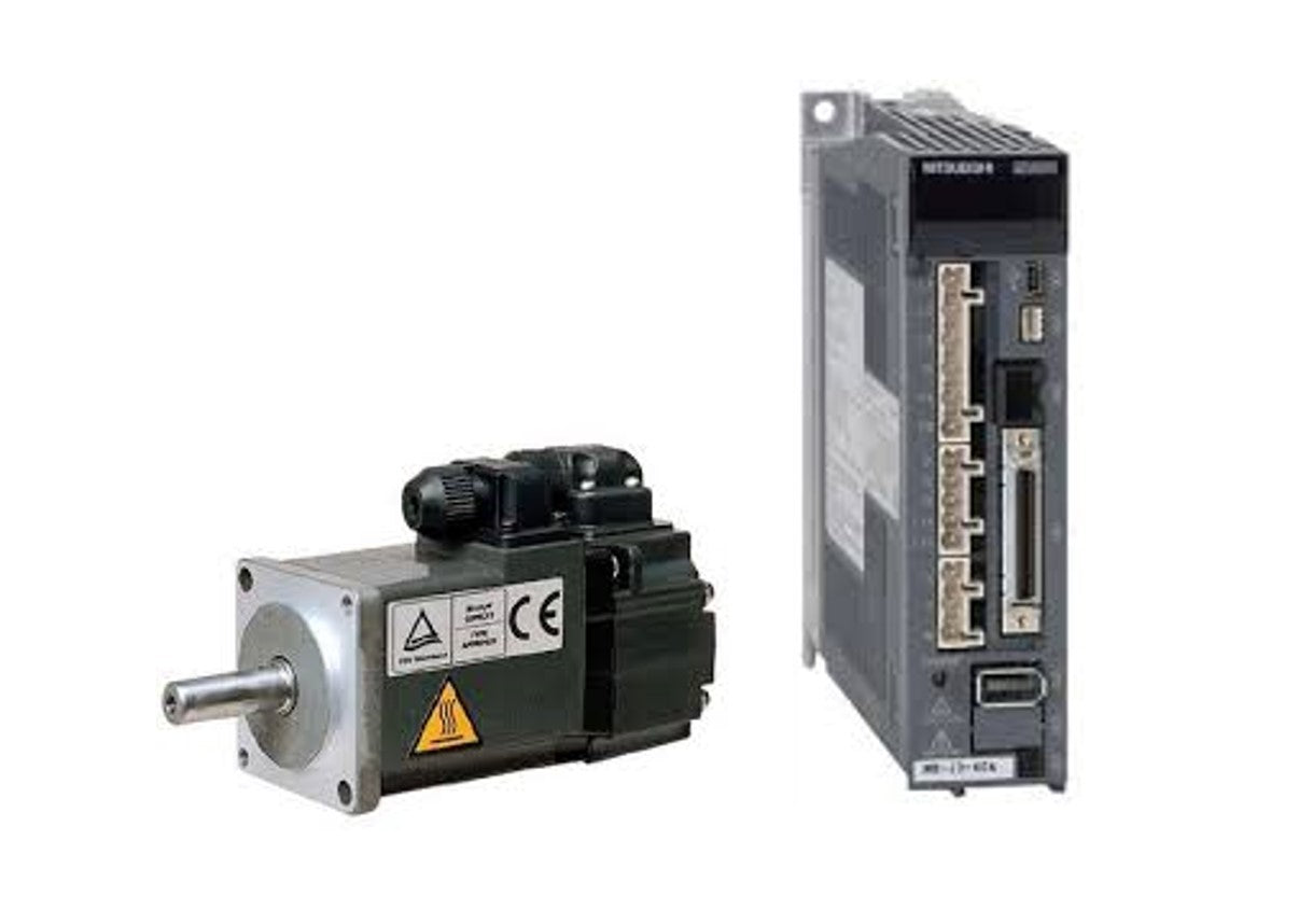 [Used] Mitsubishi Servo Motor & Driver Set: HF-KP23 + MR-J3-20A (200W, General Purpose)